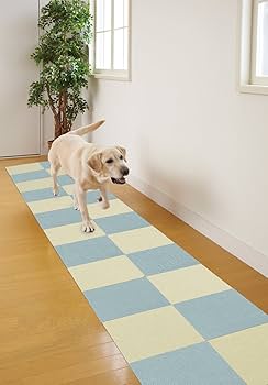 Amazon.co.jp: おくだけ吸着 ペット用 撥水タイルマット 同色20